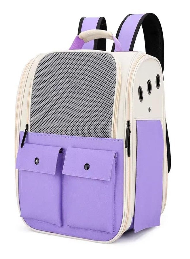 KittuPet Ventilated Cat Carrier Backpack with Mesh Sides - Image 1